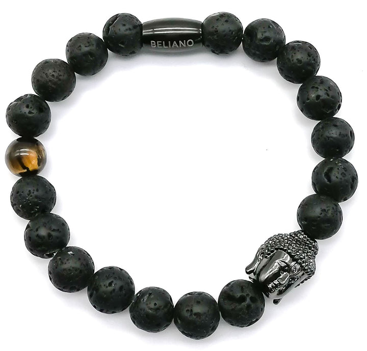 Makramee-ArmbandArmband Buddha - Lava - TigeraugeBelianoBeliano
