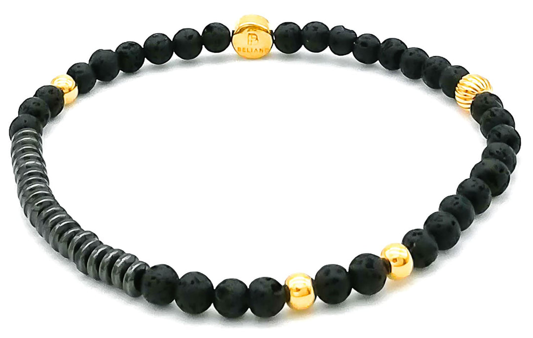 ArmbandArmband Lava - 24K Gold - HämatitBelianoBeliano