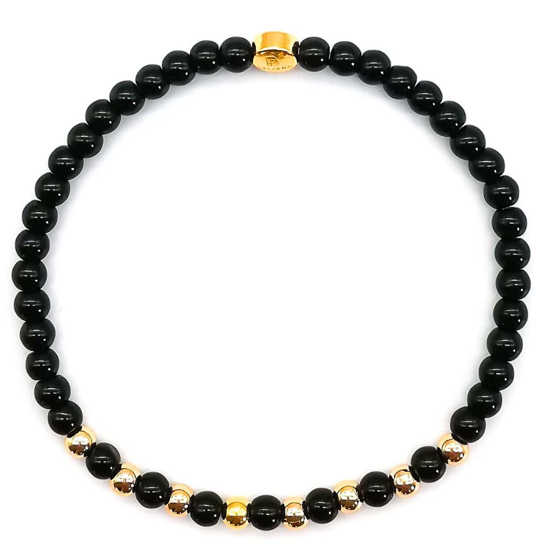 Armband Onyx - 24K GoldBelianoBeliano