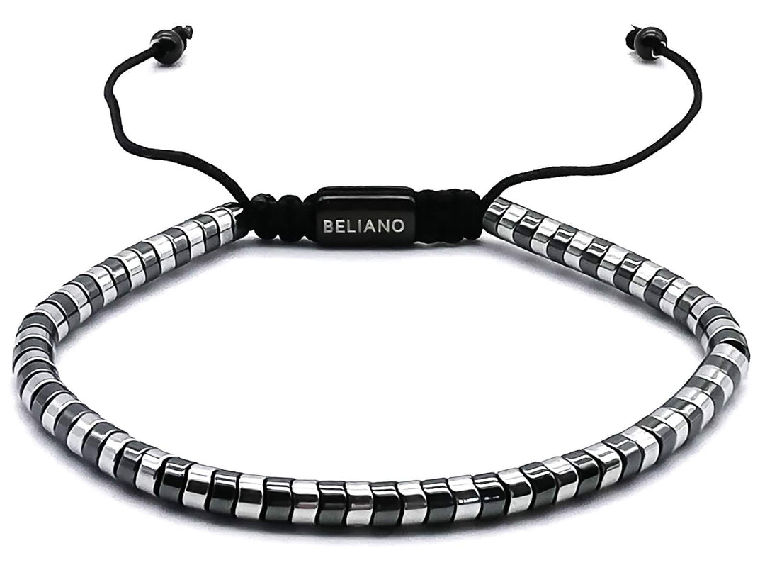 Makramee-ArmbandArmband Snake - Zebra HämatitBelianoBeliano