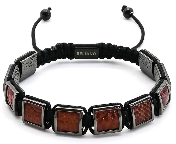 flatFlatbeads Bracelet - Pythonleder RotBelianoBeliano