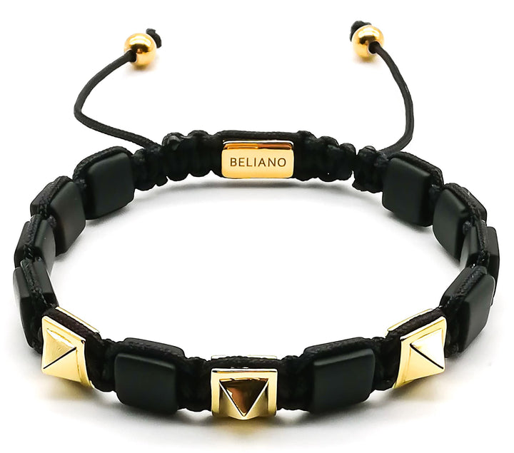 flatFlatbeads - Onyx - Pyramide - GoldBelianoBeliano